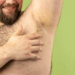 ACHSELKUSS Deocreme Anwendung Dose grün